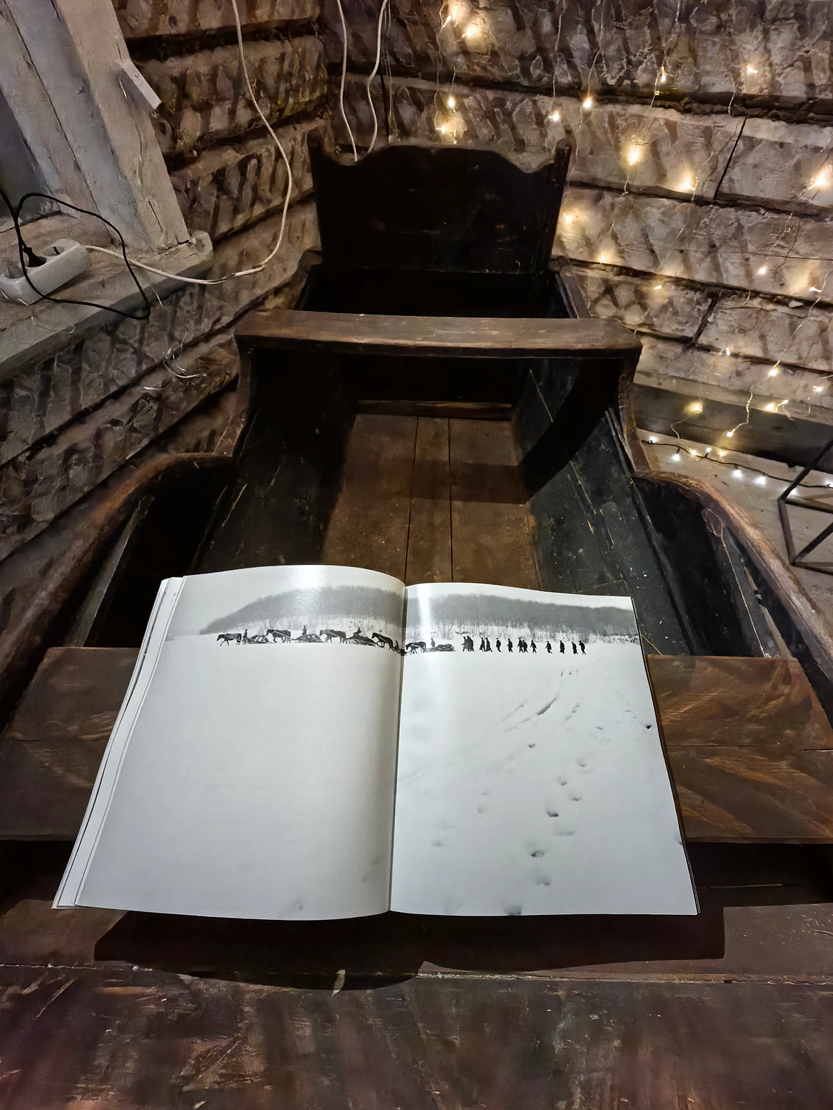 Сани XIX века из Архангельска, которые сделал прадед в семье рыболовов. Фото © Ольга Добролюбова