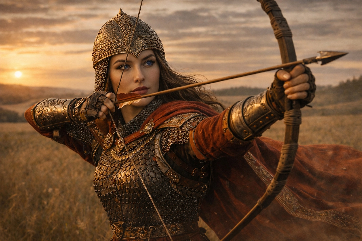 Женщины-богатыри в русских сказках: кто они и почему о них забыли. Фото © ChatGPT 