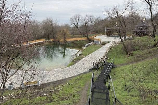 Восстановление источников в Терпении. Фото © Telegram/ Срочно Мелитополь