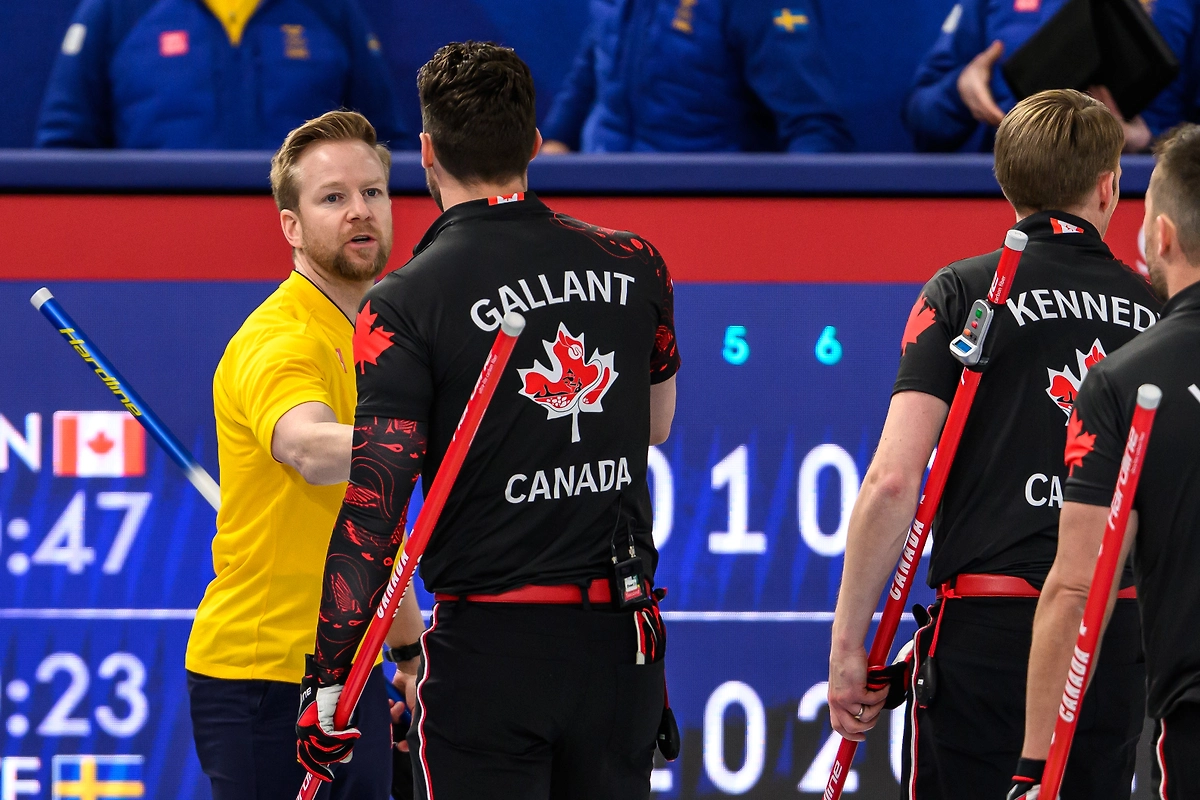 Между сборными Канады и Швеции по кёрлингу вспыхнула перебранка. Фото © ТАСС / Sipa USA / Bildbyran