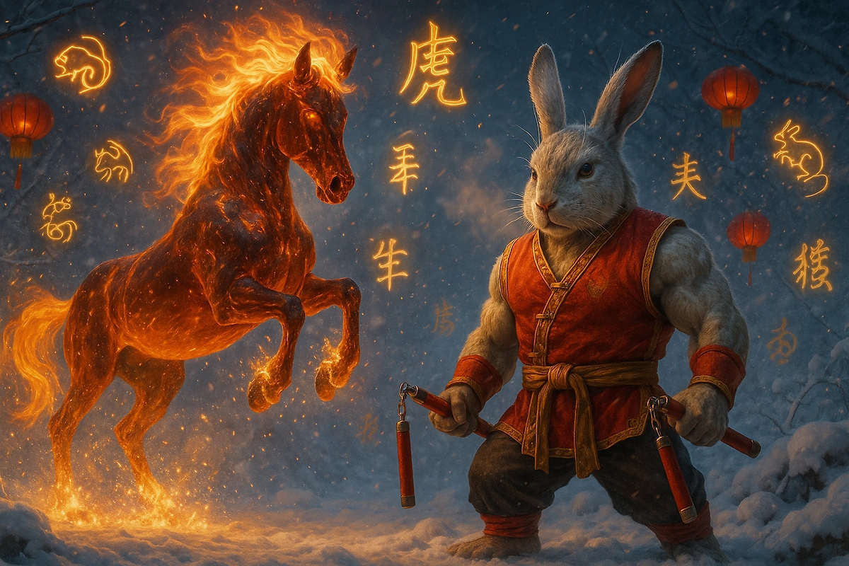 Огненная Лошадь вступит в права 17 февраля, и вот на каких животных китайского гороскопа обрушится благодать. Фото © Chat GPT