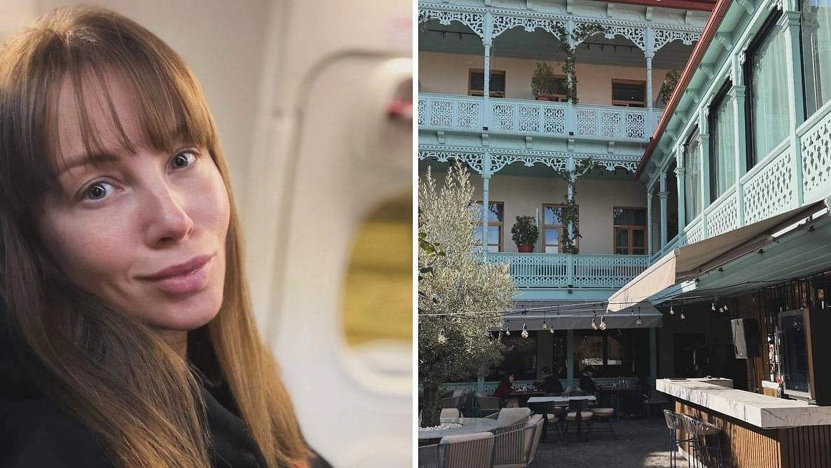 Диброва показала себя в самолёте и Тбилиси. Фото © Instagram (признан экстремистской организацией и запрещён на территории Российской Федерации) / polinadibrova