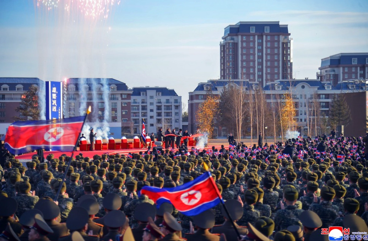 Открытие улицы Сэбёль в Пхеньяне. Фото © ЦТАК