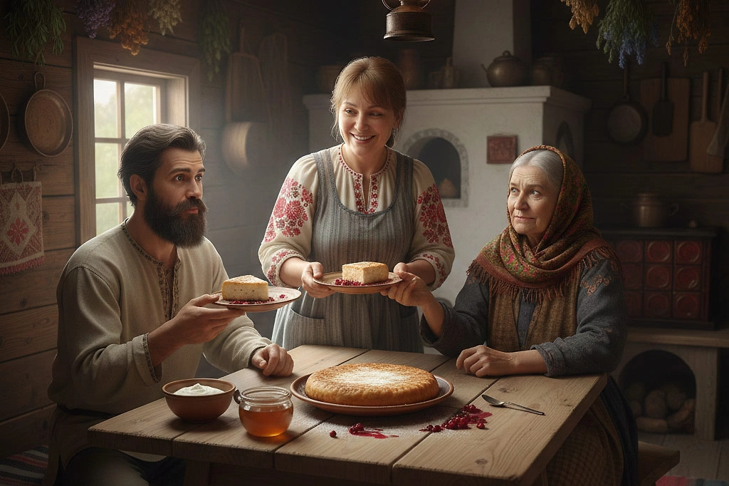 Как правильно угощать блинами в Лакомку, чтобы после Масленицы было много денег. Фото © Nano Banana AI