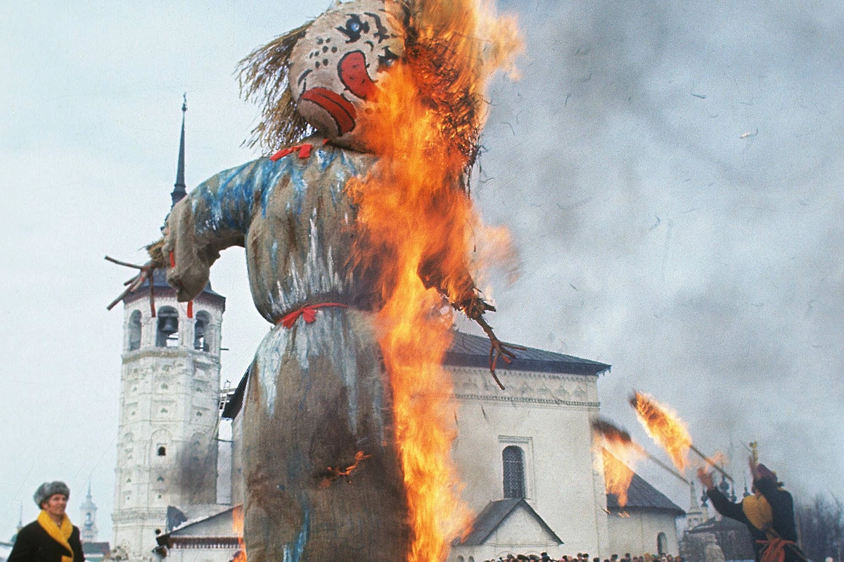 Проводы русской зимы в СССР: редкие фотографии 1970-х и 1980-х годов. Фото © ТАСС / Исаак Дынин 