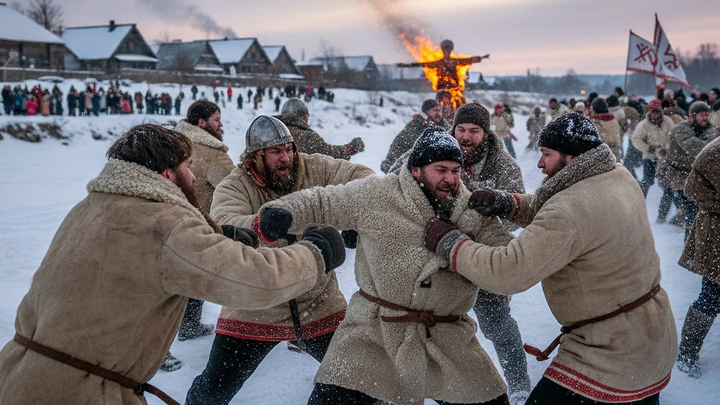 Масленица у донских казаков: как проходили масленичные гуляния в XVIII веке. Фото © Nano Banana AI
