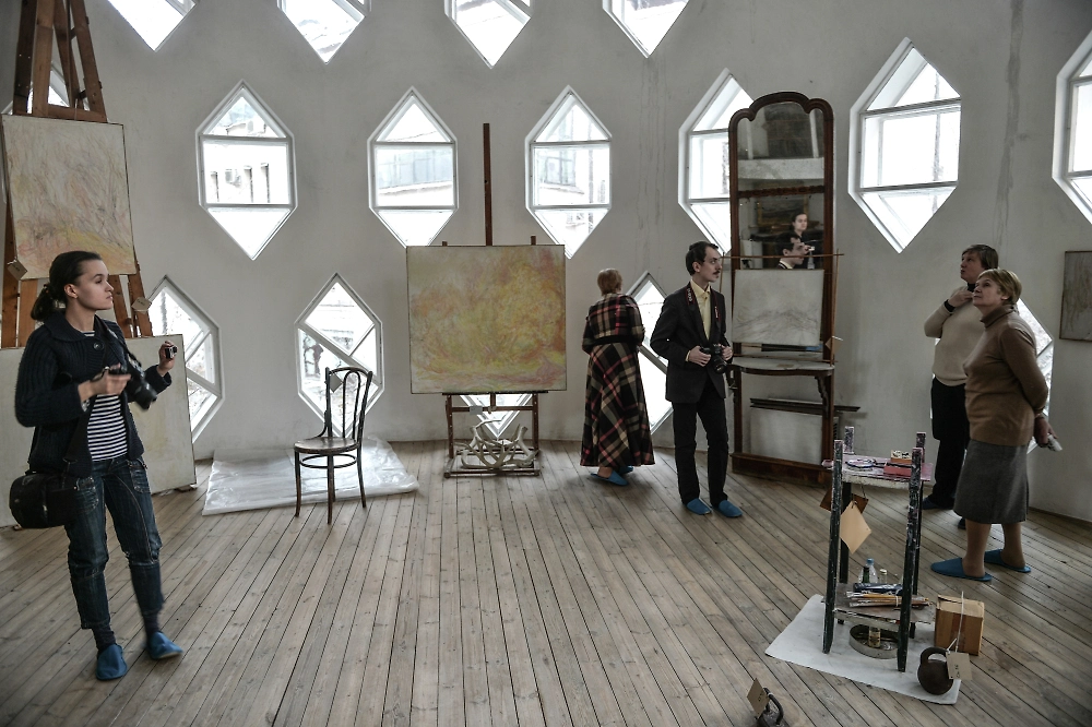 Архитектурный авангард СССР: история дома-мастерской Константина Мельникова. Фото © РИА «Новости» / Владимир Астапкович