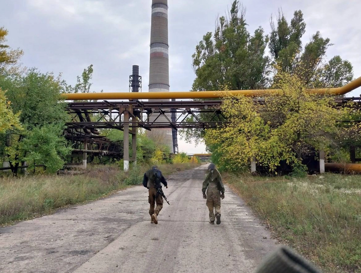 Александр прошёл через самые горячие точки конфликта — в том числе районе Углегорской ТЭС. Фото из личного архива героя 