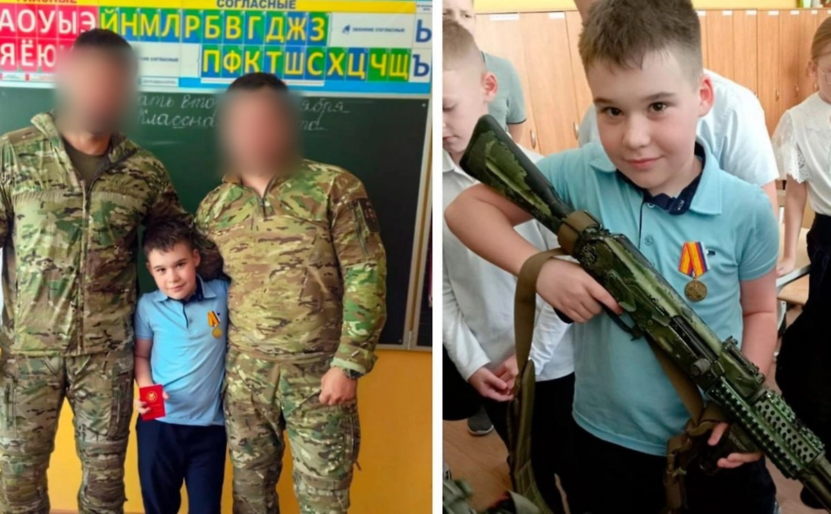 Десятилетний волонтёр Тимофей из Белгородской области. Фото © Life.ru