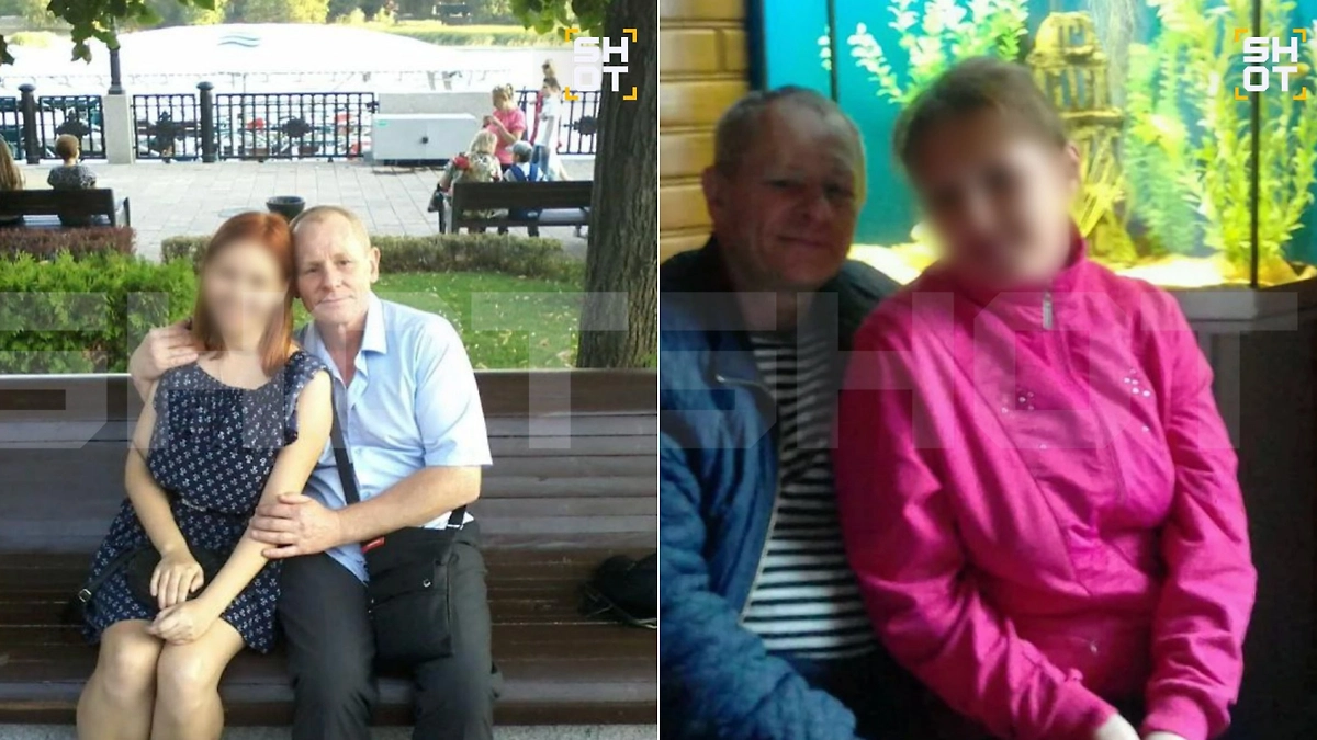 Погибший охранник техникума с дочерью и женой. Фото © SHOT