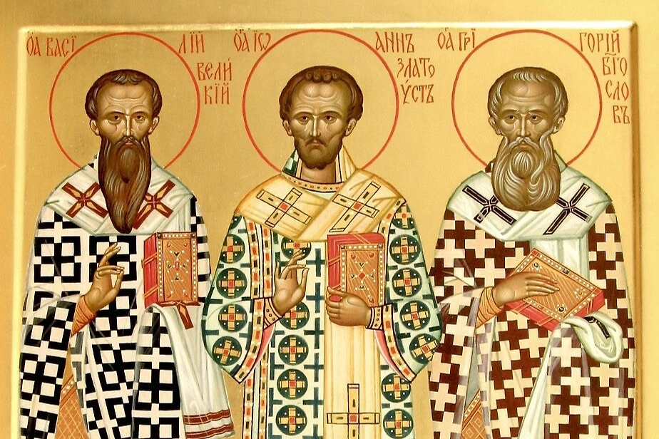 Собор трёх святителей 12 февраля: Василий Великий, Григорий Богослов и Иоанн Златоуст. Фото © pravoslavie