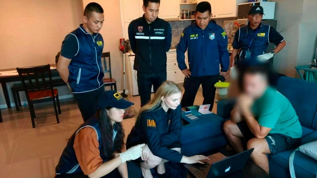 В Таиланде задержан россиянин, вербовавший жителей СНГ в рабство в колл-центры Мьянмы. Фото © Туристическая полиция Таиланда