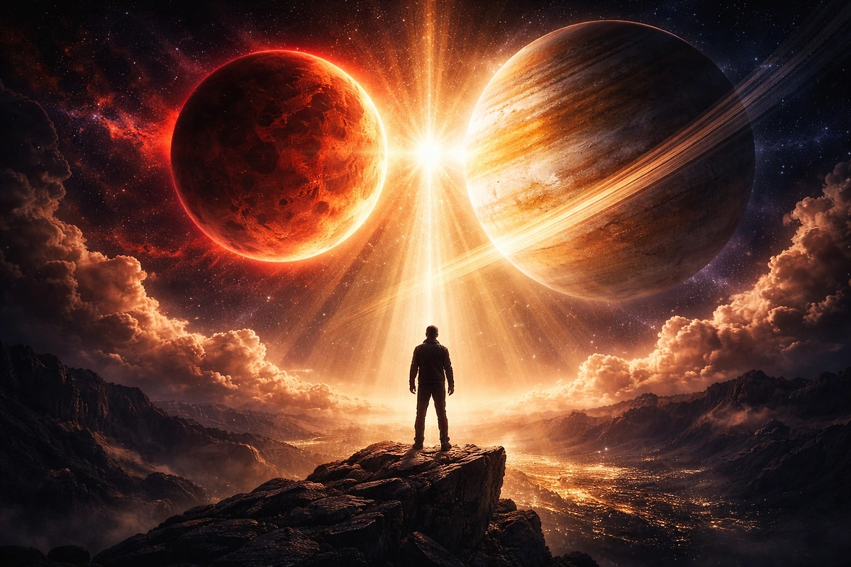 Затмение 3 марта и другие ключевые события: астропрогноз на март 2026. Фото © Chat GPT