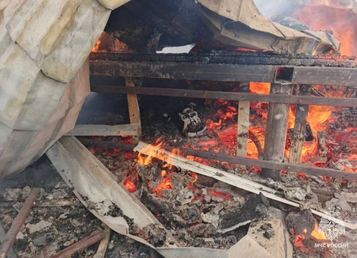 Место происшествия. Фото © Telegram / МЧС Московской области