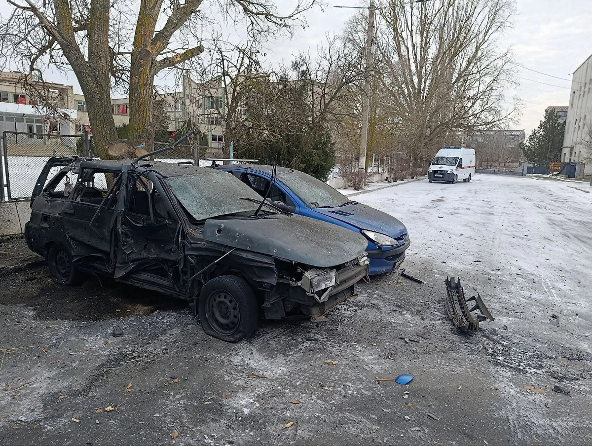 Последствия удара ВСУ по Новой Каховке. Фото © Telegram / Владимир Сальдо