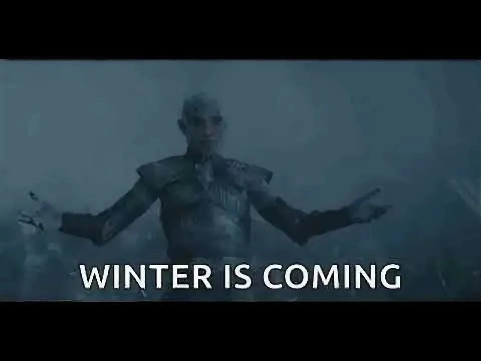 К своему посланию Медведев прикрепил фотографию персонажа Короля Ночи с подписью: «Зима близко». Фото © Х / Dmitry Medvedev 