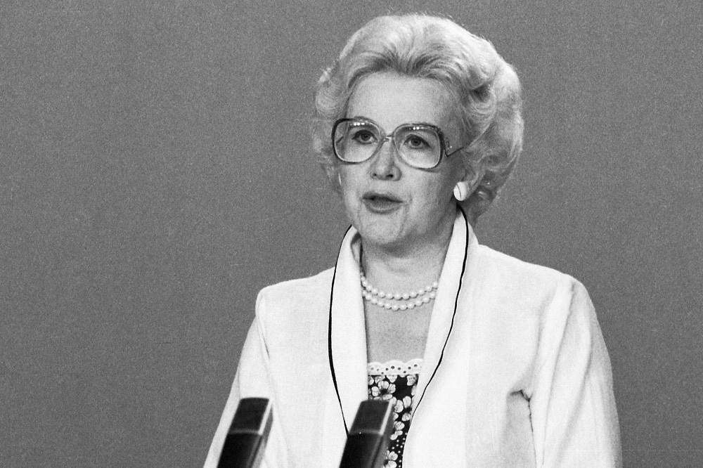 Анна Шатилова была лицом и голосом многих официальных мероприятий. Фото © РИА «Новости» / Игорь Михалёв