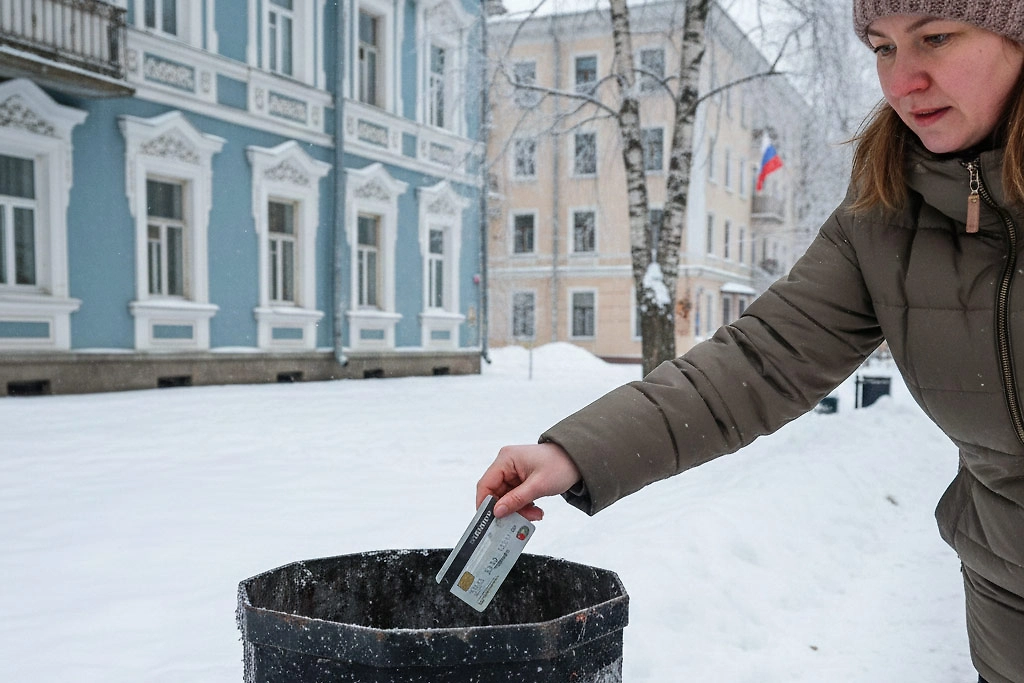 Как мошенники могут украсть ваши данные со старой банковской карты? Фото © Nano Banana AI