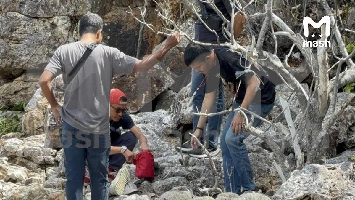 Скала, с которой сорвался московский бизнесмен. Фото © Mash