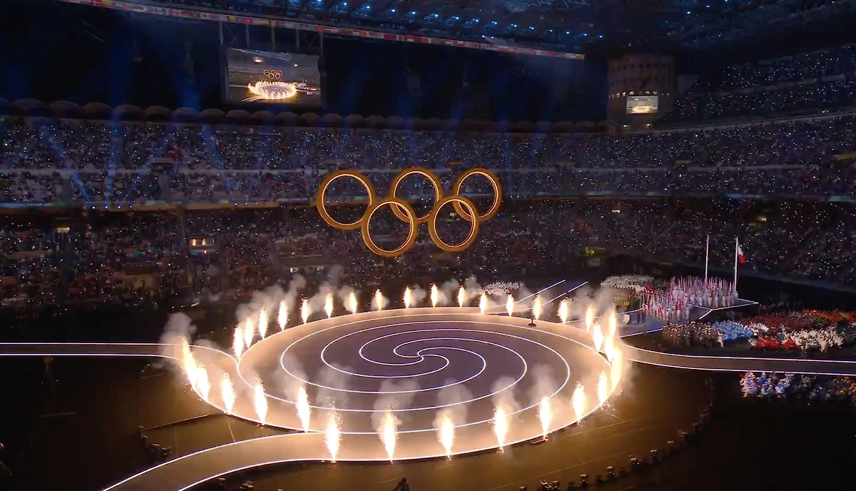 Открытие Олимпиады в Милане. Фото © X / The Olympic Games