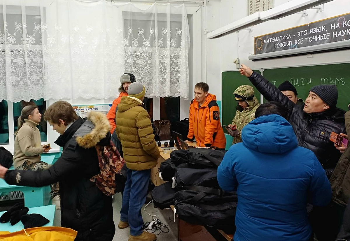 Штаб по поиску мальчика. Фото © Telegram / ЛизаАлерт