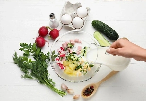 В России стал дороже набор для окрошки