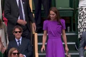 Больная раком Кейт Миддлтон посетила финал Уимблдона