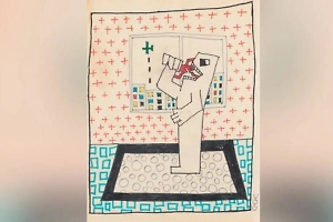 Таинственный рисунок Виктора Цоя фломастерами продали на аукционе за целое состояние