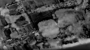 Огромный «гриб‎» от взрыва сняли на видео после удара по батальону ВСУ во время построения