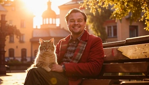 Ди Каприо 50 лет! Нейросеть нарисовала Лео так, как если бы в нём было ещё больше русской крови