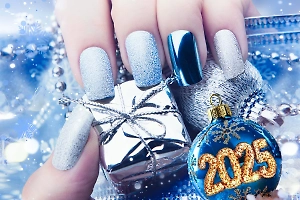 Цвета маникюра на Новый год 2025, чтобы привлечь в жизнь любовь, деньги и успех