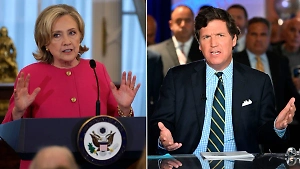 Хиллари Клинтон трижды оскорбила Карлсона после его визита в Россию