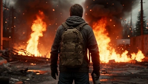 В Польше украинец облил бензином начальника и поджёг