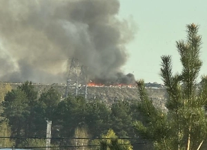 Пожар произошёл на Тимоховском полигоне в Подмосковье