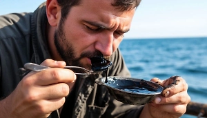 Житель Анапы за 2000 рублей предлагает туристам «продегустировать» море на мазут