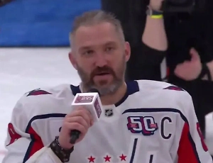 Овечкин — после рекордного броска: «Русские, мы сделали это»