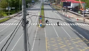 Гибель актрисы Елены Земляникиной от удара мотоцикла попала на видео