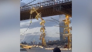 Парусник ВМС Мексики врезался в Бруклинский мост в США, есть пострадавшие