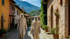 Жуткая деревня мёртвых в Италии: Почему ещё 60 лет назад местные спали и гуляли с мумиями