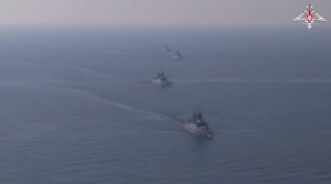 Армада российских кораблей вышла в Балтику для учений под прикрытием 25 самолётов и вертолётов