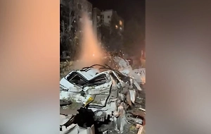 Руины и сажа: Появилось видео, как выглядит израильский Рамат-Ган после ракетного удара