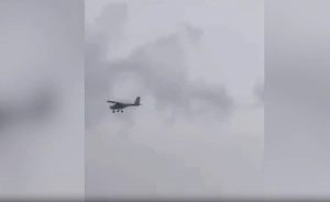 На видео сняли кружащий над Татарстаном беспилотник ВСУ