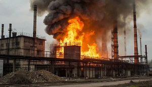 Киев до сих пор в дыму: На Украине не могут потушить «огонь возмездия»