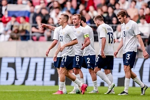Россия закрыла футбольный сезон уверенным разгромом сборной Белоруссии