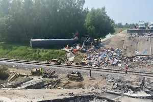 «Это балки, это бетон»: Рухнувший мост в Брянской области весил 800 тонн