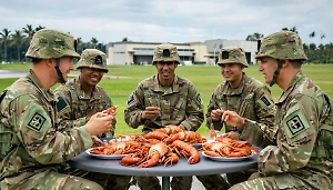 «Война?»: Лобстеров в столовых американской армии связали с подготовкой удара по Ирану