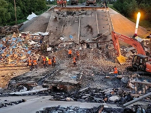 Бастрыкин доложил Путину о деталях СВУ для подрыва мостов под Брянском и Курском