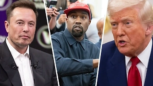 «Брааатаны, нееет!»: Канье Уэст высказался о конфликте между Трампом и Маском