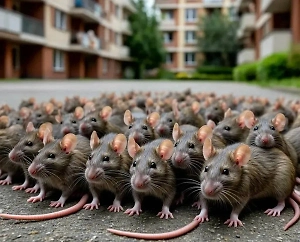 Жители московского ЖК не знают, как отбиться от полчищ крыс, заполонивших весь двор