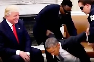 Трамп опубликовал видео с «задержанием» Барака Обамы агентами ФБР